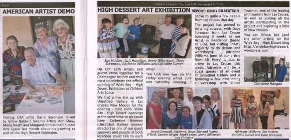 Childers local media with a sweet headline ... anyone for 'Dessert'?
